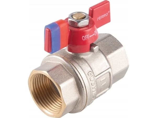Ferro KFPM2 BALL VALVE WATER BUTTERFLY 3/4 '' NAKR-NAKR, F-POWER // ZKW-20-WW-M-FER-POWER
