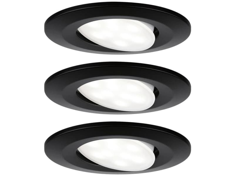 Paulmann 99991, 2 lampor, LED, 4000 K, 530 LM, IP65, Svart