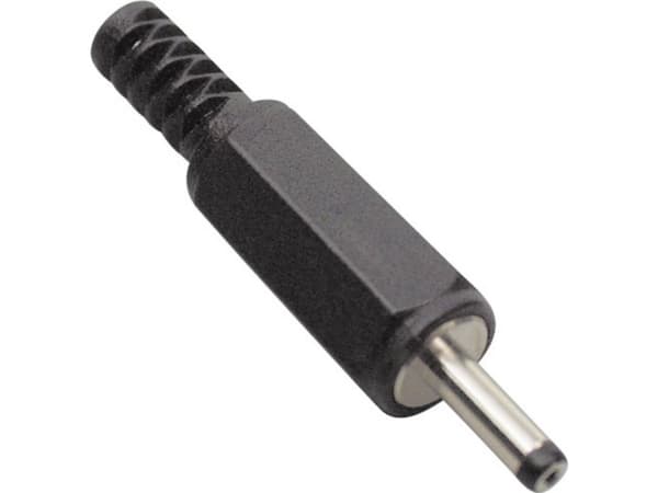 TRU COMPONENTS Pienjänniteliitin Liitin, suora 2,4 mm 0,7 mm 1 kpl 1 kpl