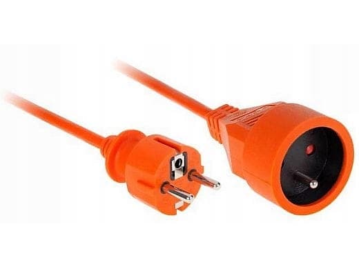 VERTEX PZO50M Indtrækkeligt forlængerkabel 50 m 3x2,5 mm