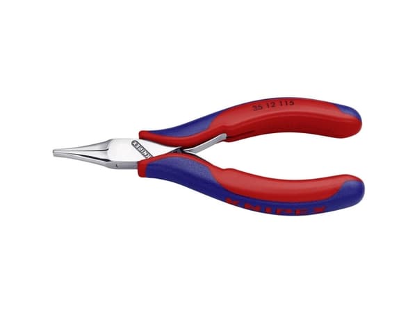 Knipex 35 12 115, Nåltänger, 4 mm, 2,25 cm, Stål, Blå, Röd, 11,5 cm