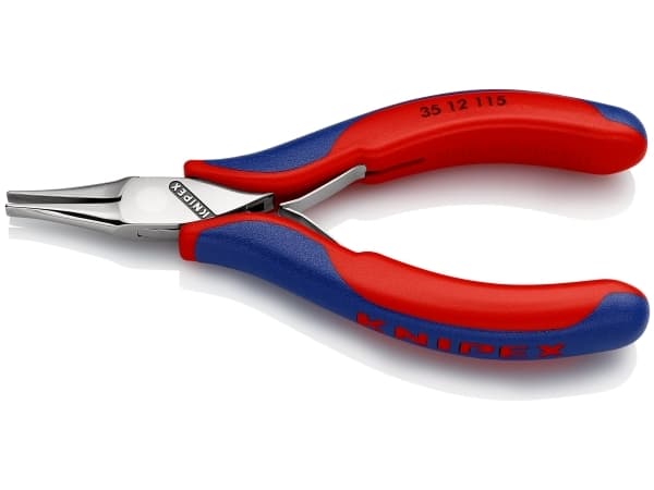 Knipex 35 12 115, Nåltänger, 4 mm, 2,25 cm, Stål, Blå, Röd, 11,5 cm