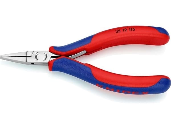 Knipex 35 12 115, Nåltänger, 4 mm, 2,25 cm, Stål, Blå, Röd, 11,5 cm