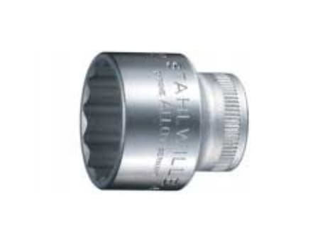 STAHLWILLE 02410016, Uttag, 1/4", Brittiska standardmått, 1 huvuden, 1/4", Stål