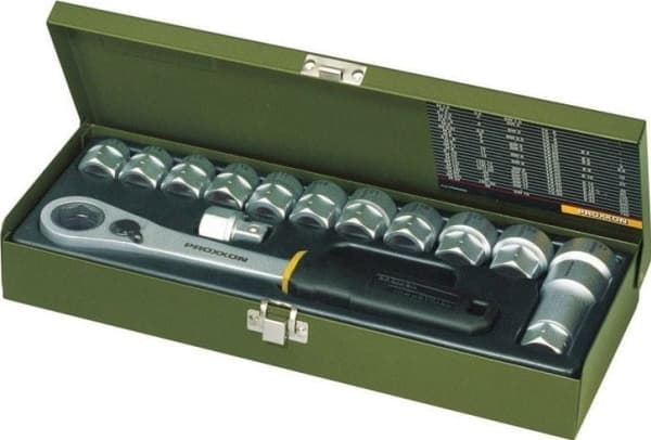 Proxxon Industrial Cupnyckelsats metrisk 1/2 (12,5 mm) 14 stycken 23604