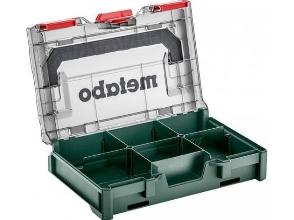 Metabo 626896000 metaBOX 63 XS verktygslåda ABS grön, transparent