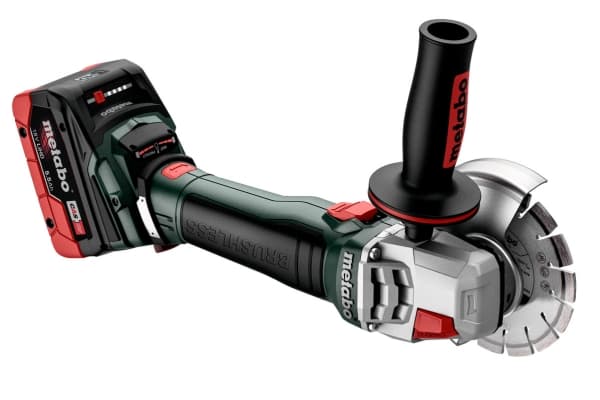 Metabo WB 18 LT BL, 10000 RPM, 12,5 cm, Batteri, 11 Ah, 1,8 kg, Børsteløs motor