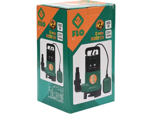 FLO SKITTEN VANNPUMPE 900W 79774