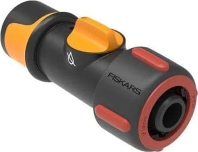 Fiskars 1027087, Slangekontakt, 3/4", Svart, Oransje, Rød