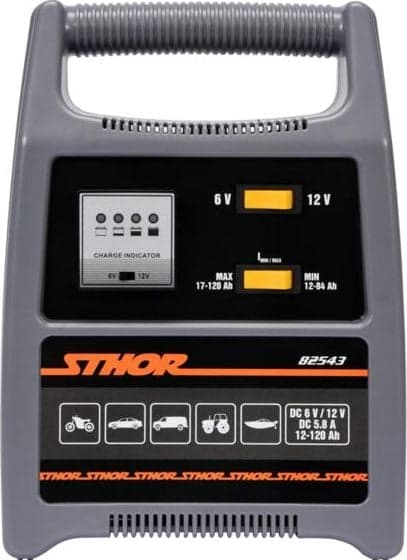 STHOR LADER 6 / 12V 8A 120Ah LED