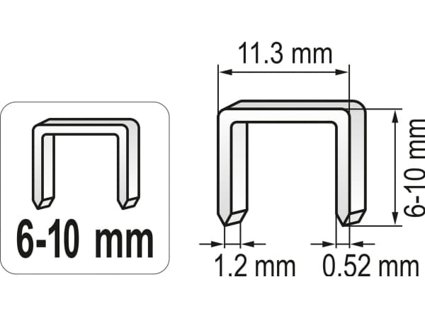 Vorel Hangman-påvirkning | 6–10 mm (71080)