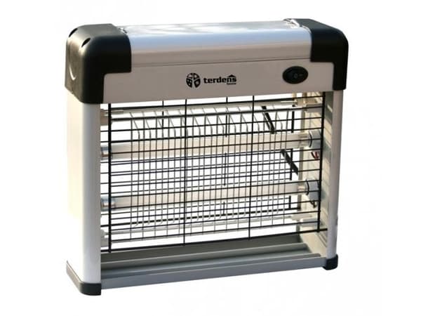 INSEKTSDREPPERLAMPE 2 x 6W MED ELEKTRONISK STABILISATOR 230V