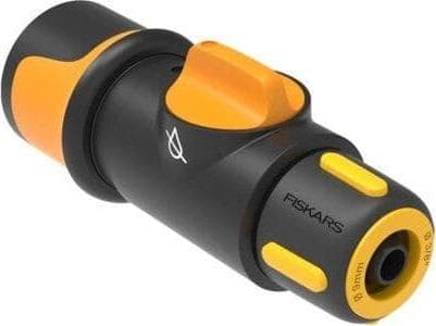FISKARS HURTIGKOBLING MED VENTIL 3/8"
