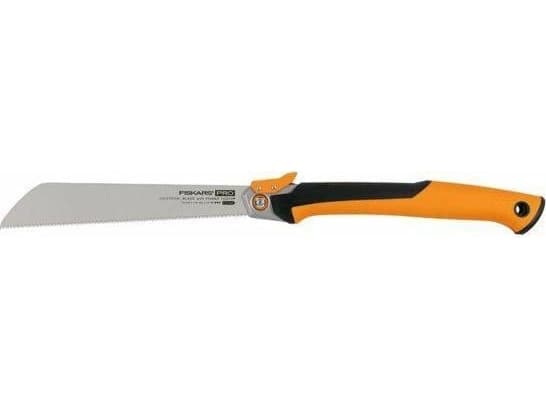 Fiskars Pro PowerTooth, Beskjæringssag, Tre, Sort, Sølv, Gult, Sort, Gult, 25 cm, 308 mm