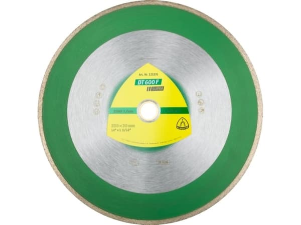 KLINGSPOR FULL DIAMANTBLAD 250 mm x 1,9 mm x 30/25,4 mm DT600F FOR KERAMIKK