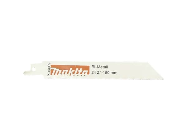 Makita P-04905, Puukkosahanterä, Ruostumaton teräslevy (ohut), Kaksoismetalli, Ruostumaton teräs, 13 cm, 15 cm