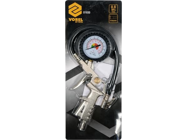 VOREL INFLASJONSPISTON MED MANOMETER 81650