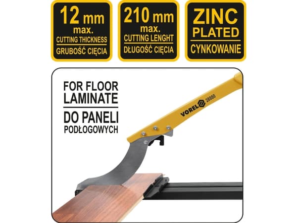 Vorel Guillotine for cutting panels 12 x 210mm (28880)