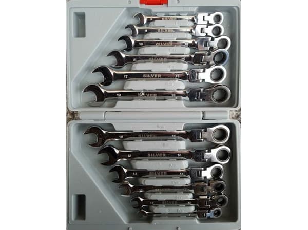 FLAT WRENCH SET 12pcs.8-19