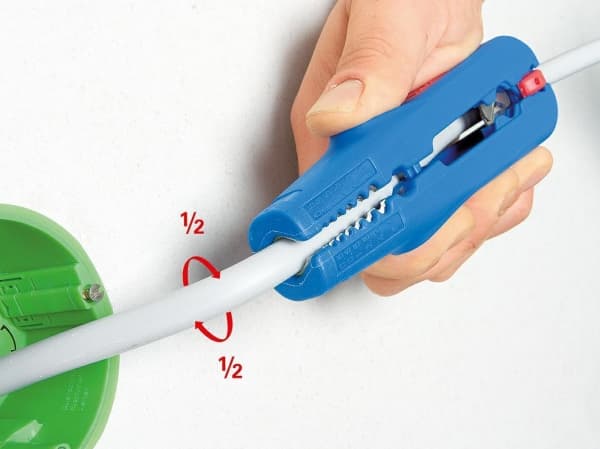 WEICON TOOLS 51000400 Multi-Stripper No. 400 Kaapelipinnoitteen poisto Sopii pyöreille kaapeleille 8-13 mm 0,5-6 mm²