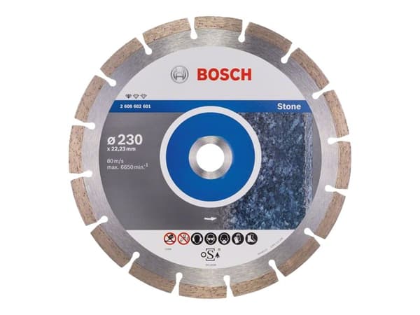 Bosch Standard for Stone - Diamantskjæreplate - for stein - 230 mm