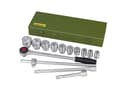 Miniatyrbild 1 av 2: Proxxon 23 300, Hylsnyckeluppsättning, 1 styck, Svart, Krom, Hinge handle, L-handle, Handtag till hylsnyckel, T-handtag, 4 styck, 3/4"