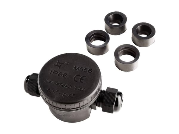 Deko Light 930578 Dobbeltfordeler 450 V Sort