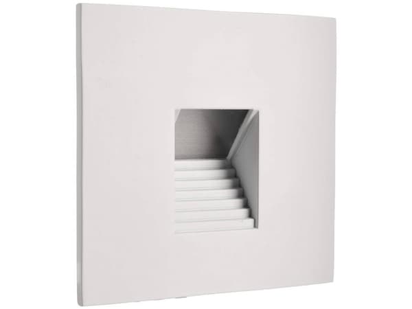 Deko Light Abdeckung eckig weiß Stufe für Alwaid 930485 Afdækning Hvid (RAL 9016)