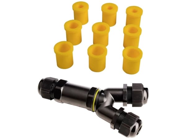 Deko Light 930573 Y-fordeler 450 V Sort