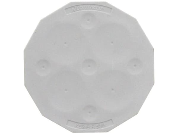 CONTA-CLIP KES-E-R 50/9 B GR Kabelindføring Pladetykkelse (maks.) 4 mm Termoplastisk elastomer Grå 1 stk