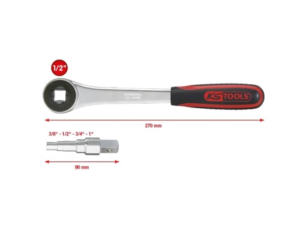 KS Tools 130.3000, Stål, 2 styck, 610 g
