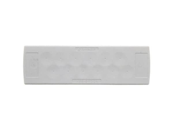CONTA-CLIP KES-E 12/24 B GR Kabelindføring Pladetykkelse (maks.) 4 mm Termoplastisk elastomer Grå 1 stk