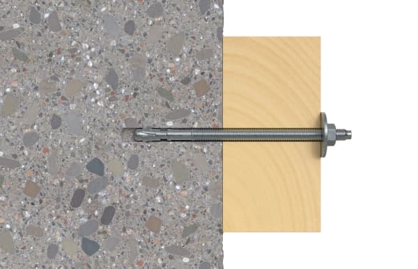 Fischer 45586, Expansionsankare, Betong, M12, ETA-07/0211, 344 mm, 1,2 cm