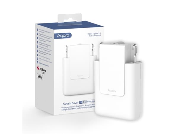 Aqara Curtain Driver E1 Track Version HomeKit, Trådlös, ZigBee, Vit, 2.4 MHz, 1 styck