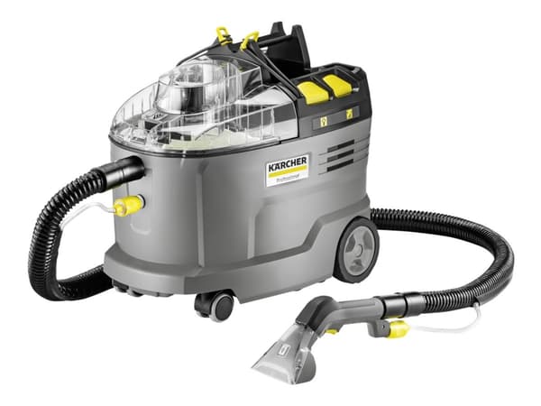 Kärcher Professional Puzzi 9/1 Bp - Tepperens - beholder - 570 W - uten batteri, ingen lader - Uten batteri og opplader