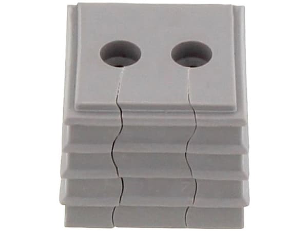 CONTA-CLIP KDS-DE 2X4-5 GR Tætningselement Termoplastisk elastomer Grå 1 stk