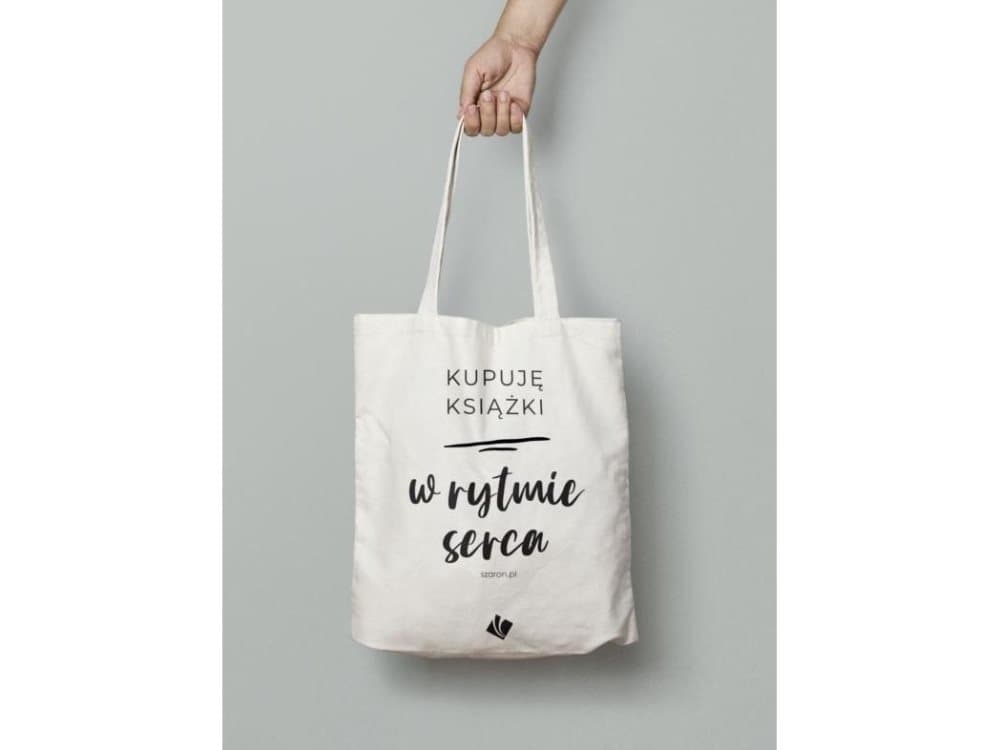 Cotton eco bag - Books in the rhythm of the heart