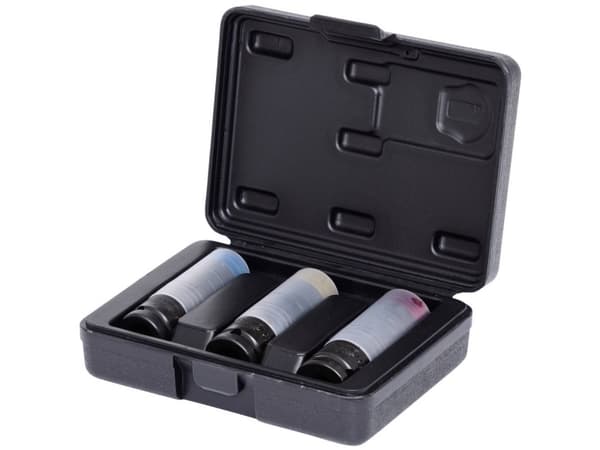 KS Tools 515.0990, Avainsarja, 1/2", 3 päätä, kromimolybdeeniteräs, ISO 1174, DIN 3121, 791 g