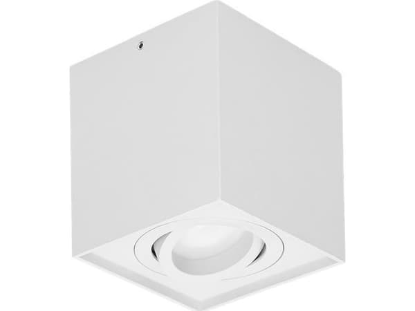 Orno CAROLIN DLS GU10 kattoalasvalo max 35W, IP20, neliö, valkoinen, AD-OD-6145WGU10
