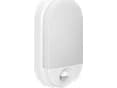 Orno NEFRYT LED 15W vägglampa, trädgårdsarmatur med rörelsesensor, 1100lm, IP54, 4000K, vit,AD-OP-6147WLPMR4