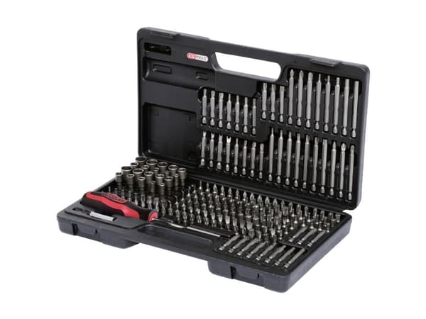 KS Tools 911.2008, 208 stykker, Nickel, DIN 3126, ISO 1173 - C 6,3, 25 mm, 2,22 kg, 25,4 / 4 mm (1 / 4")