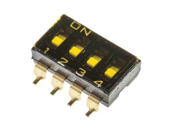 Omron DIP-switch Poltal 4 SMD 1 st väska