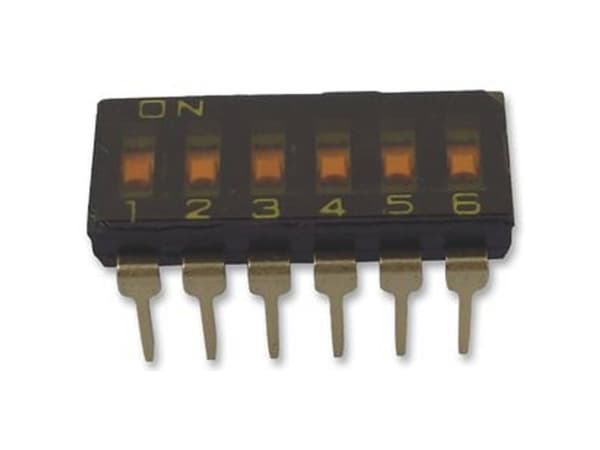 Omron A6T-6102 OM Slide Dip Switch
