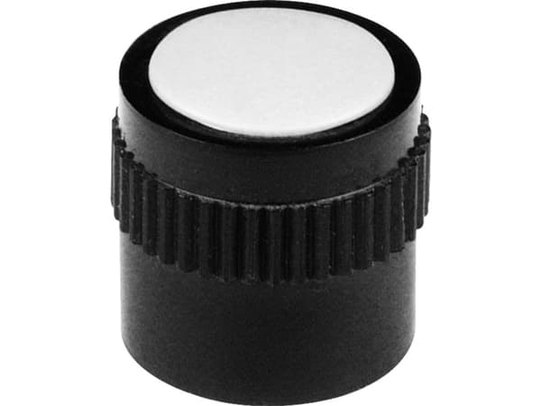 Nuppi Mentor Musta (Ø x K) 15 mm x 15 mm 4131.603 1 kpl 1 kpl