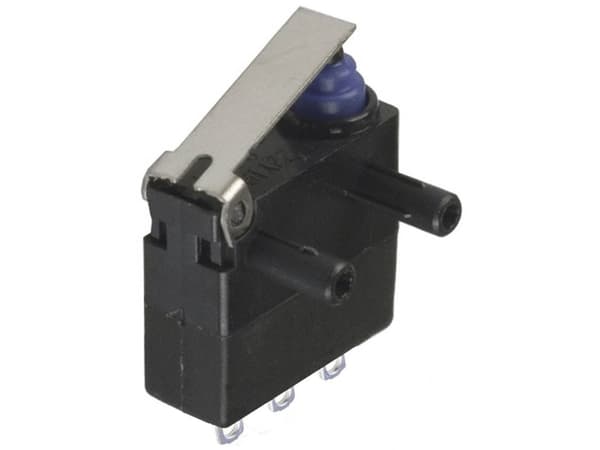 Omron D2HW-BR211H Mikrokytkin 12 V/DC 2 A 1 x On/(On) 1 kpl Pussi