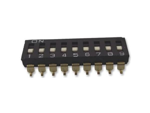 Omron A6S-9104-H DIP-afbryder Poltal 9 SMD 1 stk Bag