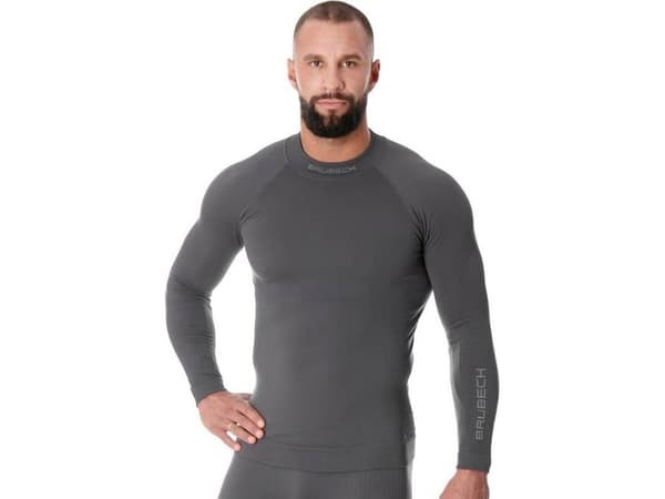 Brubeck LS15290 EXTREME THERMO sweatshirt för män mörkgrå M
