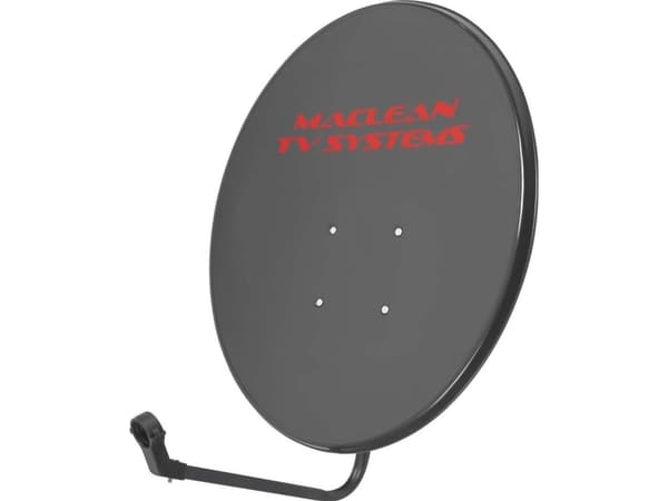 Maclean MCTV-929 satelliittiantenni Maclean TV System, fosfatoitua terästä, grafiitti, 90 cm