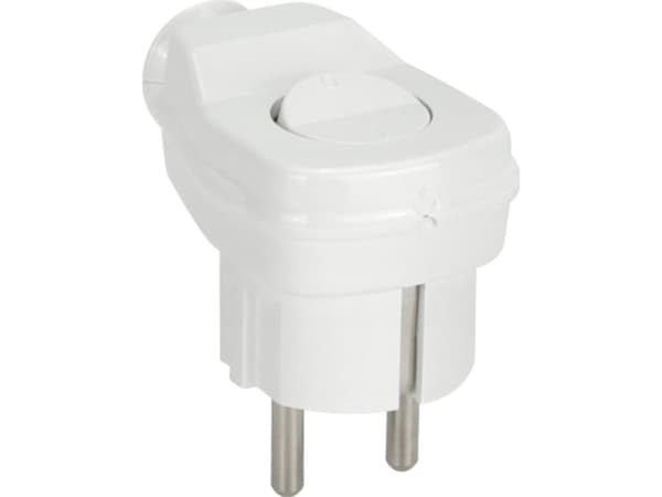 Montis Demonterbar vinkelkontakt med avstängningsbrytare WT-16U/£K Montis MT094-B vit