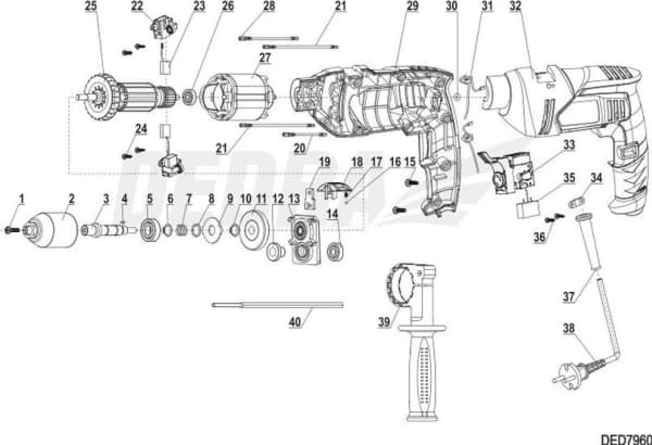 Dedra Bracket wiertarski